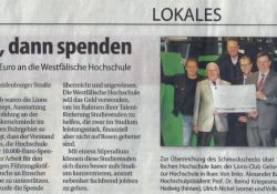 20141105 Stadtspiegel - Erst gucken, dann spenden 